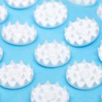 Аппликатор «Кузнецова», 384 колючки, спанбонд, 50?75 см, голубой.