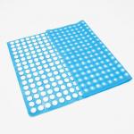 Аппликатор «Кузнецова», 384 колючки, спанбонд, 50?75 см, голубой.