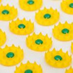 Аппликатор «Кузнецова», 384 колючки, спанбонд, 50?75 см, жёлтый.