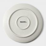 Блюдо для подачи Magistro Slate, d=16.1 см, фарфор, белое