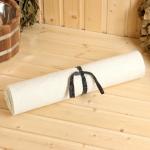 Коврик - лежак для бани и сауны, 160?50 см, войлок, светлый