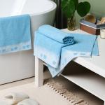 Полотенце махровое Love Life «Winter dream» 70?130 см, голубой, 100% хл, 400 г/м?