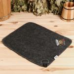 Набор для бани «Хозяин бани», 2 предмета: шапка, коврик, Банная забава