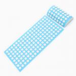 Аппликатор Кузнецова комплект, 144 колючки, спантекс, голубой, 260?560 мм + валик 140?230