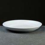 Поддон для горшка, керамический, d=21 см, белый