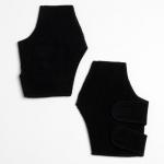 Аппликатор на голеностопный сустав, с турмалином, 1 пара, цвет чёрный