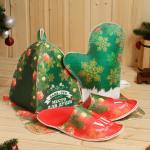 Набор подарочный банный «VIP баня место для души», 4 предмета, Банная забава