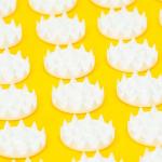 Аппликатор Кузнецова комплект, 144 колючки, спантекс, жёлтый, 260?560 мм + валик 190?320 мм