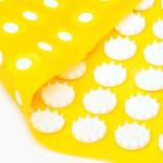 Аппликатор Кузнецова комплект, 144 колючки, спантекс, жёлтый, 260?560 мм + валик 190?320 мм