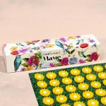 Аппликатор «Кузнецова - Любимой маме», 70 колючек, плёнка, 23?32 см, жёлтый