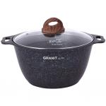 Кастрюля 3л "Granit ultra" (blue) со стеклянной крышкой кгг32а