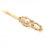 Заколка для волос с жемчугом 14*60мм