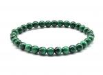 Браслет из малахита шарик 6мм, 16см