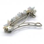 Заколка для волос с бериллом 6*1,5*1,5см