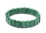 Браслет из малахита сегмент 12*8мм, 16см