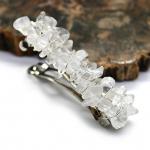 Заколка для волос с горным хрусталем 6*1,5*1,5см
