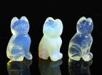 Кошка из лунного камня 21*15*36мм