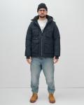 Куртка - жилетка трансформер 2 в 1 мужская зимняя темно-синего цвета 2409TS
