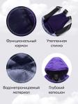 Горнолыжный костюм зимний для девочки фиолетового цвета 9422F