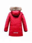 Парка зимняя подростковая для девочки красного цвета 9332Kr