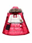 Парка зимняя подростковая для девочки красного цвета 9332Kr