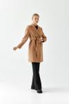 Пальто женское демисезонное 25570 кэмел