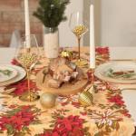 Дорожка Доляна «Новогодние украшения» 40?145 см, 100% п/э, 140 г/м?