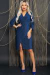 Платье Беатрис (мерцающий синий) П11708