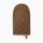 Варежка-прихватка новогодняя «Этель» Bears, 15?28 см, саржа, хлопок 100%, ватин 250 г/м?