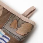 Варежка-прихватка новогодняя «Этель» Bears, 15?28 см, саржа, хлопок 100%, ватин 250 г/м?