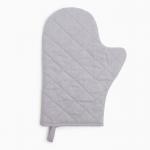 Варежка-прихватка новогодняя «Доляна. С новым годом», 20?28 см, 35% хлопок, 65% п/э, ватин 250 г/м?