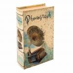 "Gamma" BBK-01 шкатулка-книга 17 х 11 х 5 см №123 "Фонограф"