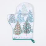 Варежка-прихватка новогодняя «Этель. Сказочный лес», 20?28 см, 100% хлопок, ватин 250 г/м?