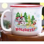 Кружка керамическая новогодняя Holidays, Микки Маус и друзья, 250 мл