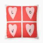 Подушка декоративная «Этель» Love, 40?40 см, велюр