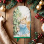 Варежка-прихватка новогодняя «Этель. Сказочная ёлка» 15?28 см, саржа, 100% хл, ватин 250 г/м?