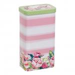 "Gamma" MSB-02 коробочка жестяная 10.3 х 6.3 х 18.8 см СК/Распродажа №05 "Птички в цветах"
