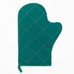 Варежка-прихватка «Этель» Christmas greetings, 20?27 см, саржа, хлопок 100%, ватин 250 г/м?