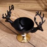 Конфетница «Олени», 30?14.5?24 см, алюминий