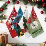 Набор кухонный полотенец «Доляна» Время теплых объятий 35?60 см-4 штуки, 100% хлопок, 160 г/м?