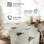 Полотенце махровое «Этель. Ёлки», 50?90 см, хлопок 100%