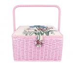 "Gamma" SBJ-004 шкатулка для швейных принадлежностей 31.5 х 31.5 х 19 см Букет ирис и нарцисс