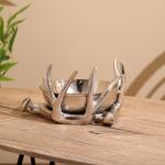 Конфетница «Рога», 22?22?13 см, алюминий