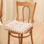 Подушка на стул «Этель» Flower Cage, 40?40 см, белая