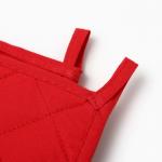 Набор подарочный «Этель» Christmas melody, варежка 20?28 см, прихватка 19?19 см, хлопок 100%