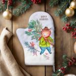 Варежка-прихватка Magic winter, 20?27 см, саржа, 100% хлопок, ватин 250 г/м?