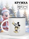 Кружка керамическая Winter wishes Микки Маус, 350 мл