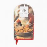 Варежка-прихватка новогодняя «Этель» Cookies, 15?28 см, саржа, хлопок 100%, ватин 250 г/м?