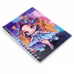 Алмазная мозаика с частичным заполнением для детей на блокноте «Модница», 11?15 см, 48 листов