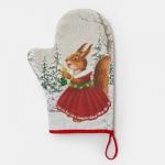 Варежка-прихватка «Зимнее волшебство» 20?28 см,100% хлопок, ватин 250 г/м?